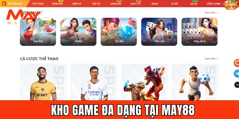 da dang cac the loai game ca cuoc