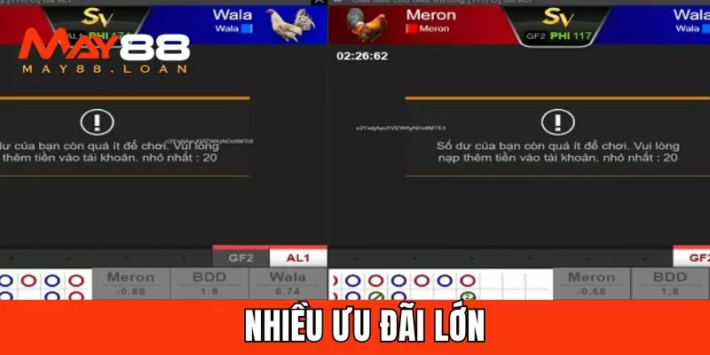 Nhiều ưu đãi lớn